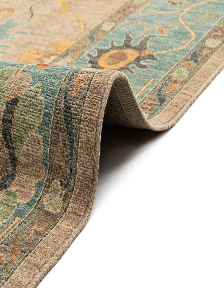 Detail image of  9' x 12'  Hand Knotted Oushak Rug