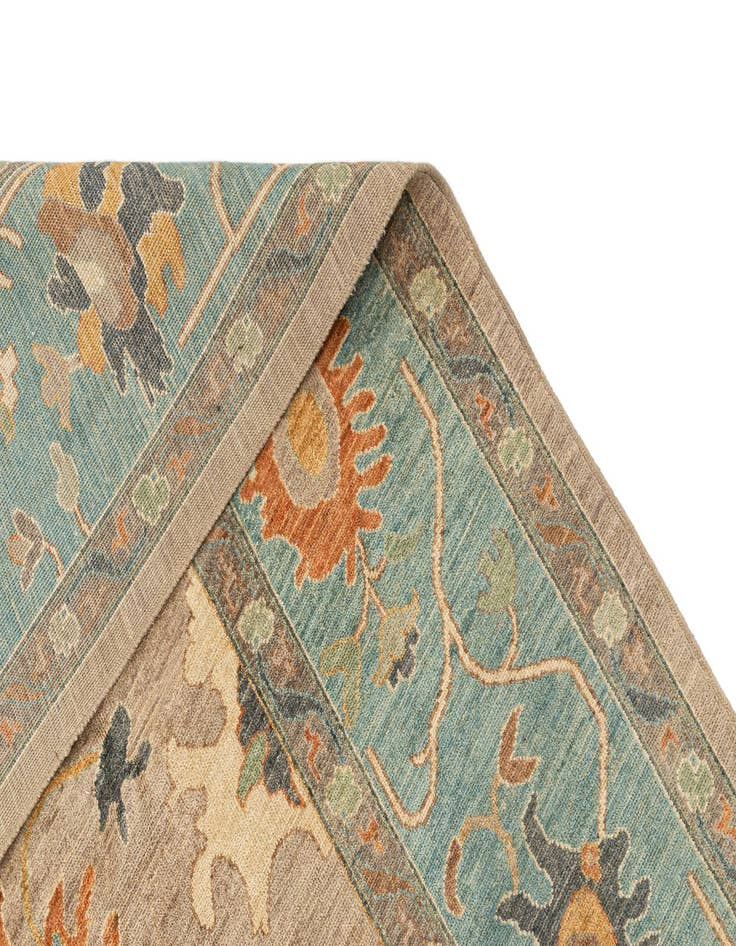 Detail image of  9' x 12'  Hand Knotted Oushak Rug