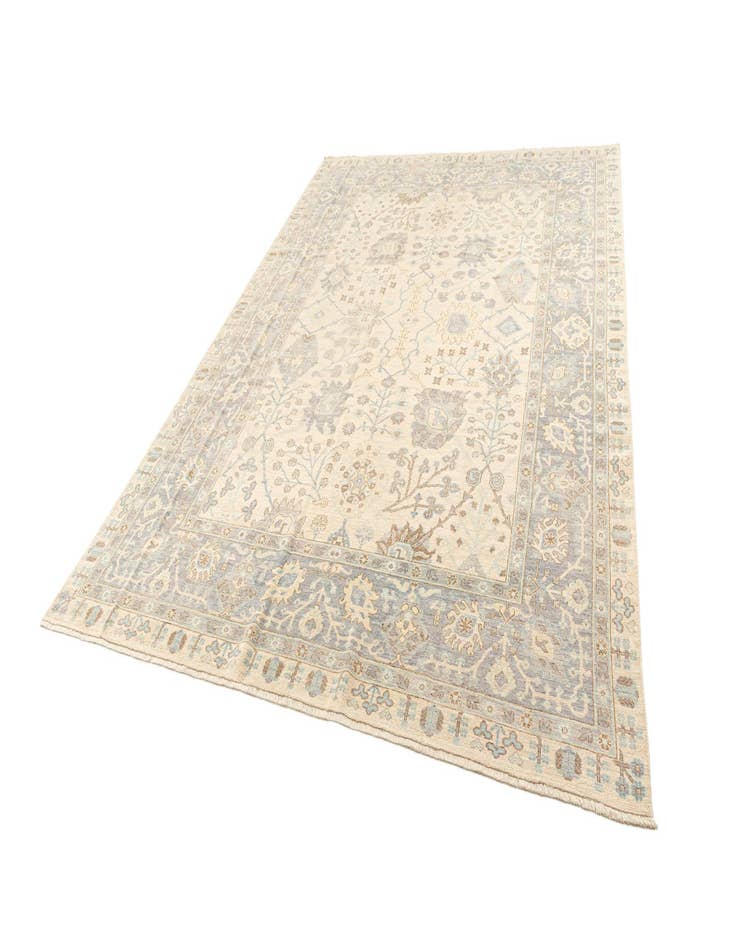 Detail image of  9' 1 x 12' 1  Hand Knotted Oushak Rug