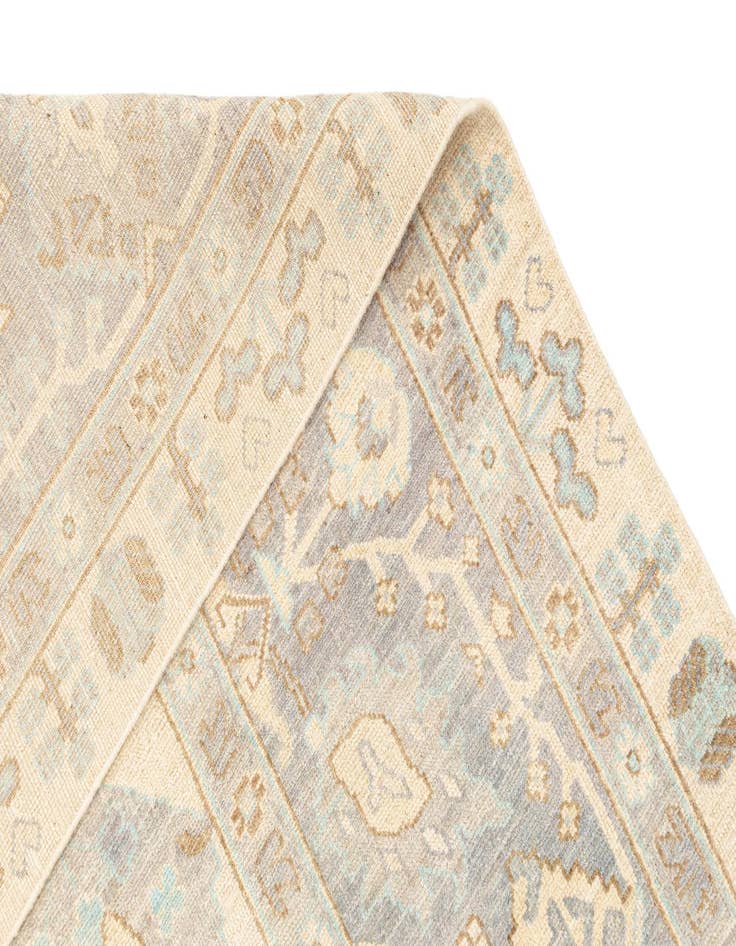 Detail image of  9' 1 x 12' 1  Hand Knotted Oushak Rug