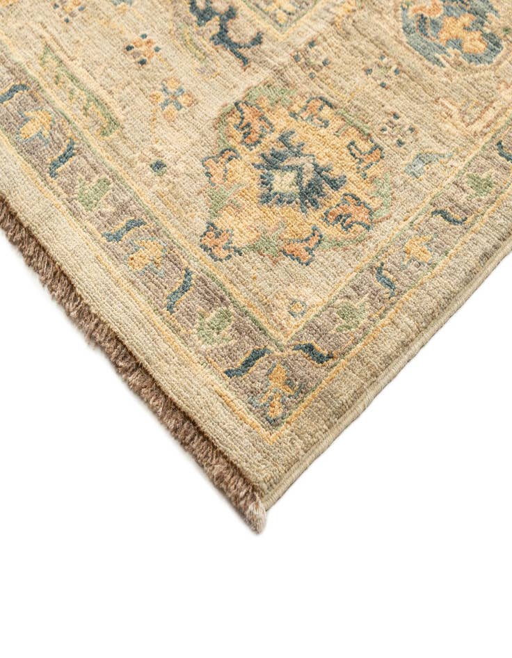 Detail image of  8' x 10' 7  Hand Knotted Oushak Rug