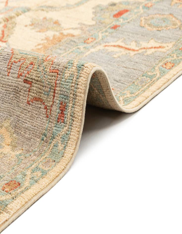 Detail image of  7' 10 x 9' 10  Hand Knotted Oushak Rug