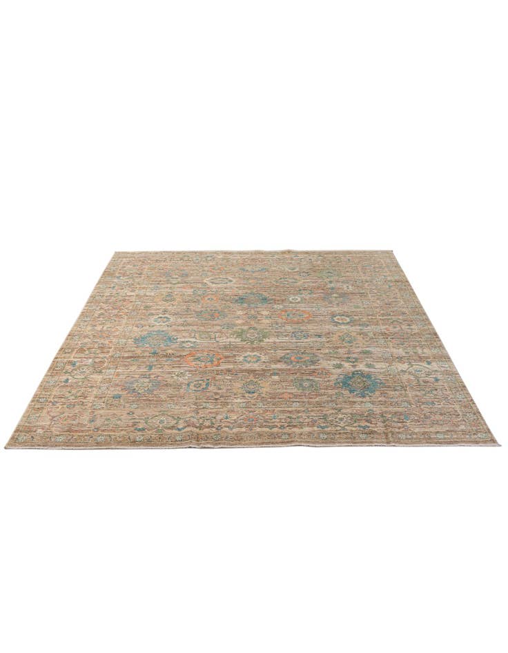 Detail image of  8' 2 x 9' 7  Hand Knotted Oushak Wool Rug