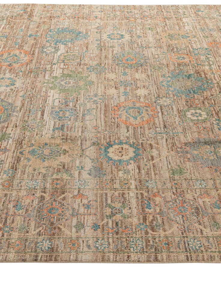 Detail image of  8' 2 x 9' 7  Hand Knotted Oushak Wool Rug