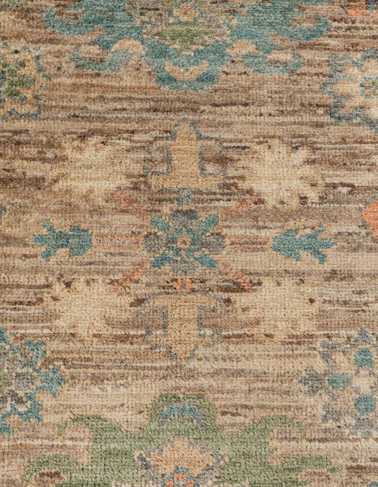 Detail image of  8' 2 x 9' 7  Hand Knotted Oushak Wool Rug