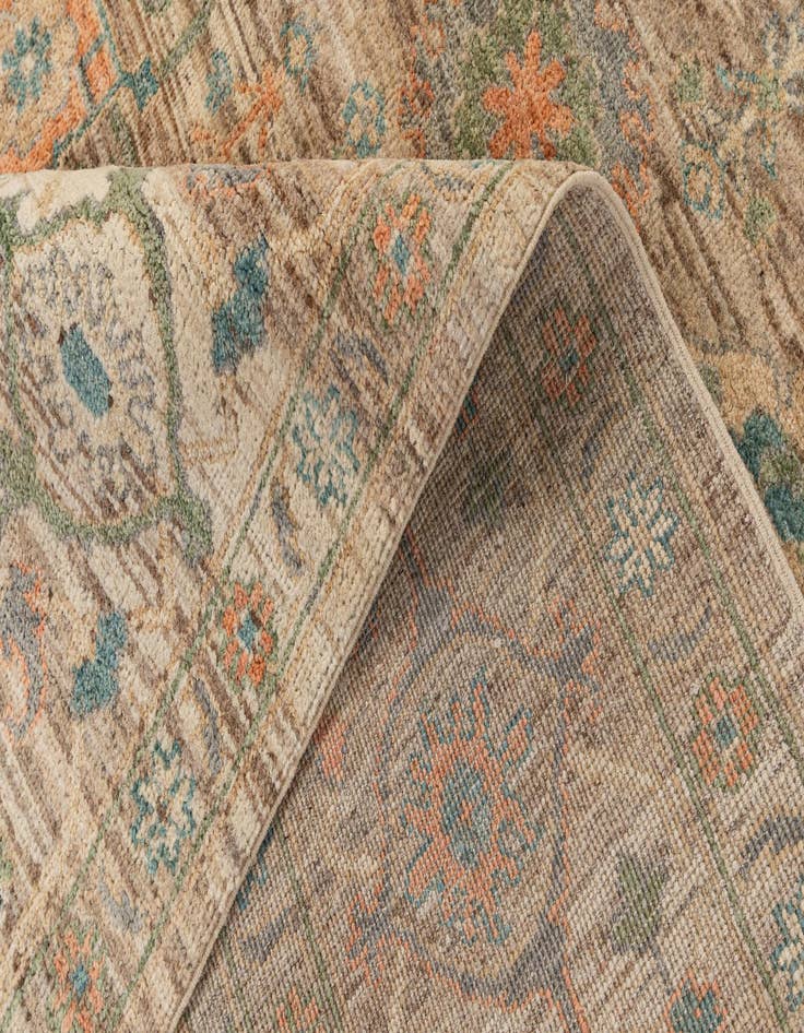 Detail image of  8' 2 x 9' 7  Hand Knotted Oushak Wool Rug