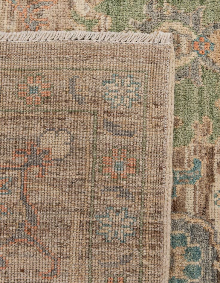 Detail image of  8' 2 x 9' 7  Hand Knotted Oushak Wool Rug