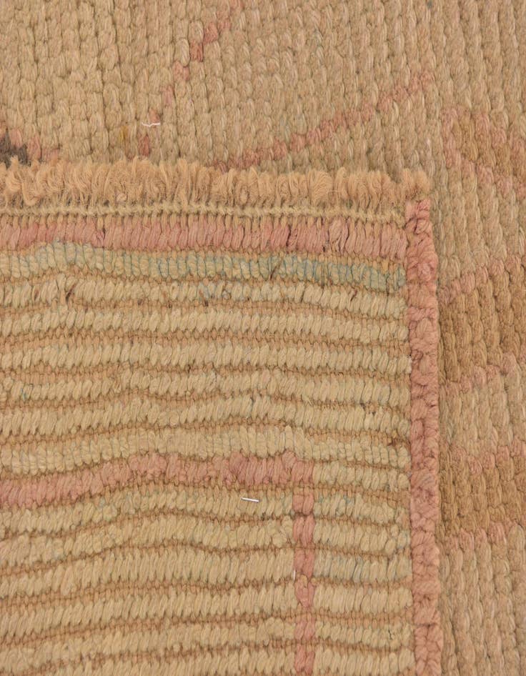 Detail image of  6' 9 x 10'  Hand Knotted Oushak Wool Rug