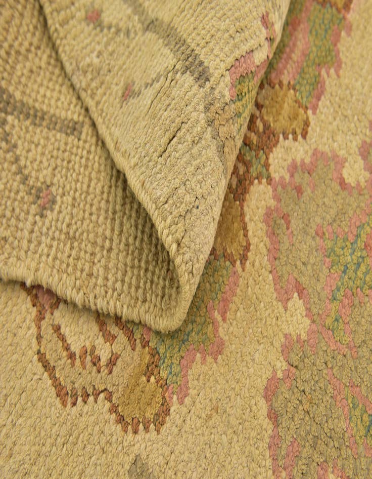 Detail image of  4' 4 x 7' 5  Hand Knotted Oushak Wool Rug