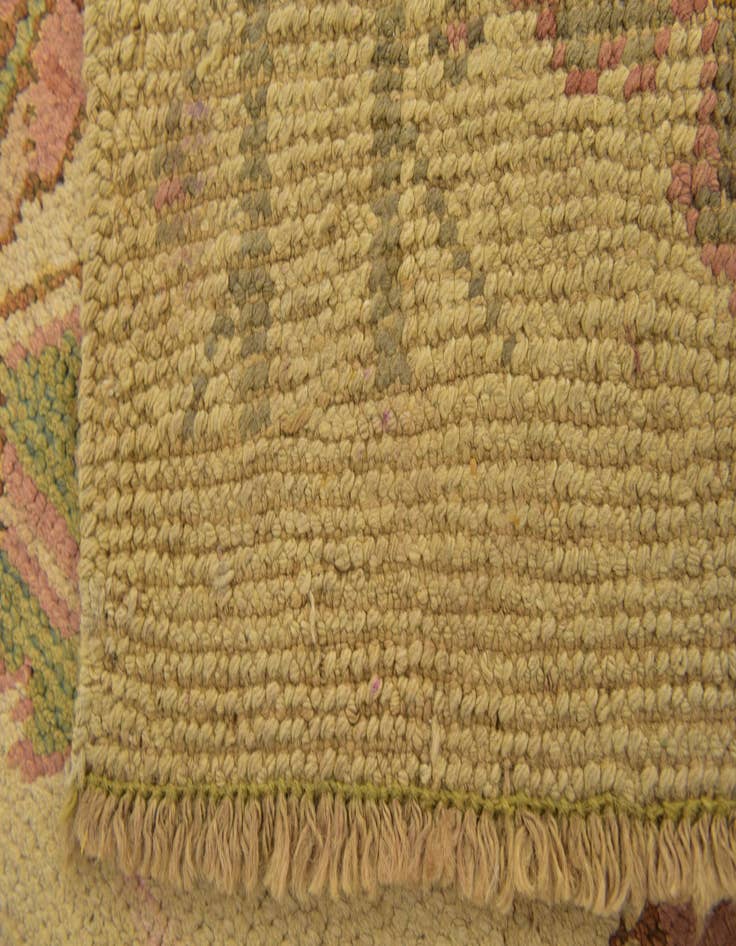 Detail image of  4' 4 x 7' 5  Hand Knotted Oushak Wool Rug