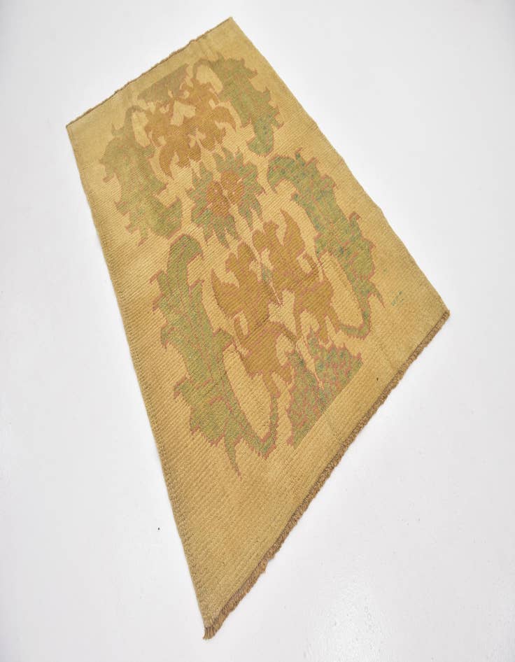 Detail image of  4' 4 x 6' 5  Hand Knotted Oushak Wool Rug