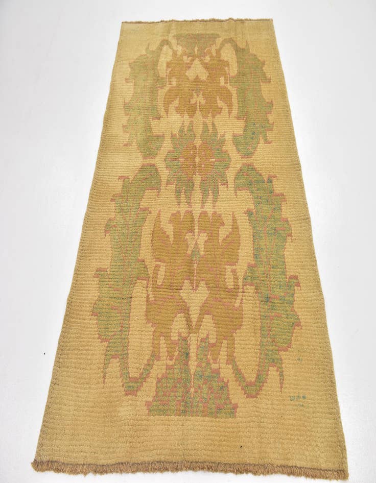 Detail image of  4' 4 x 6' 5  Hand Knotted Oushak Wool Rug