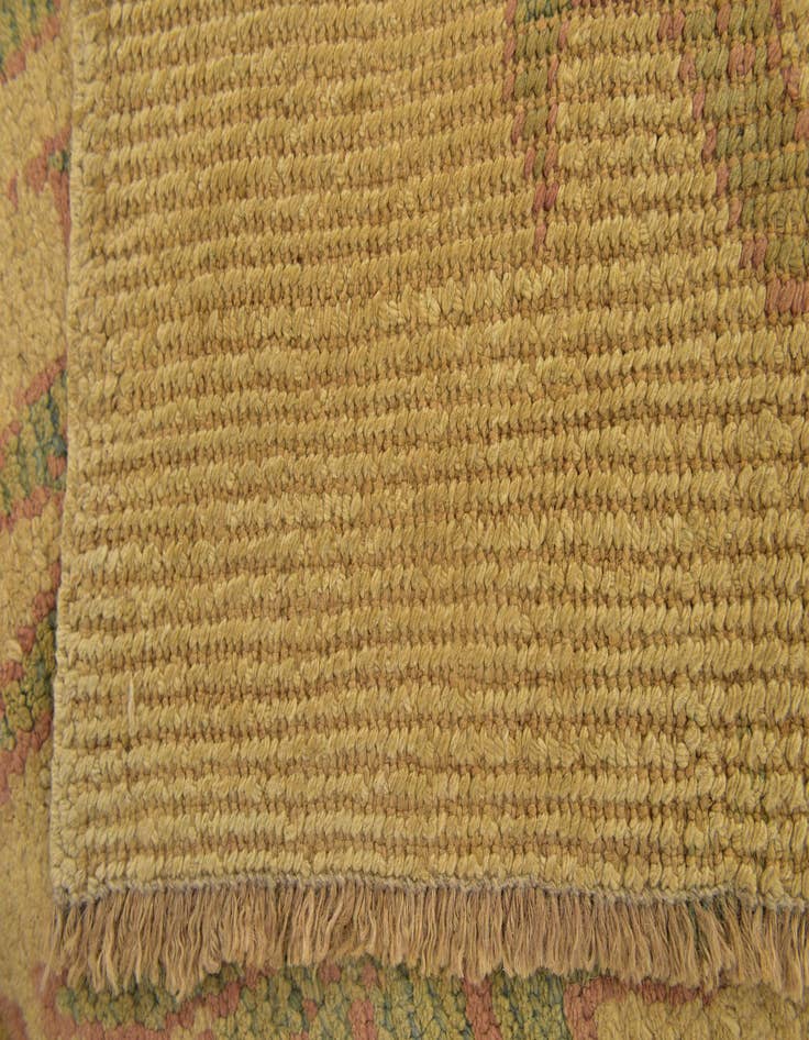 Detail image of  4' 4 x 6' 5  Hand Knotted Oushak Wool Rug
