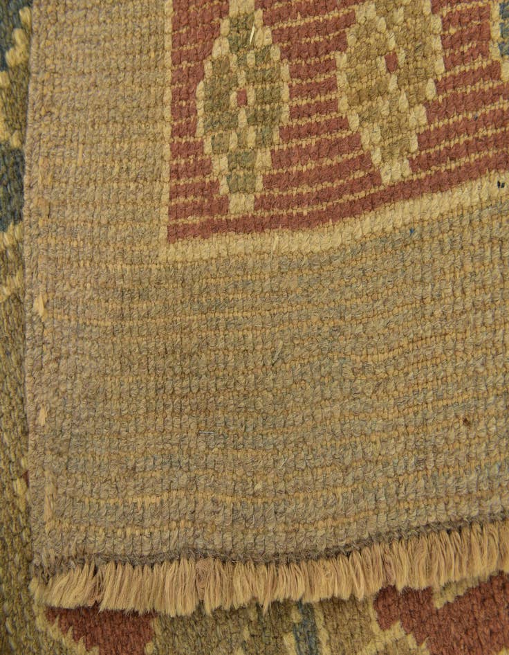 Detail image of  9' 6 x 13'  Hand Knotted Oushak Wool Rug