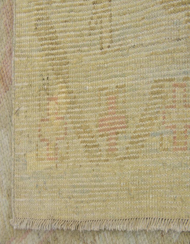 Detail image of  11' x 15' 7  Hand Knotted Oushak Wool Rug