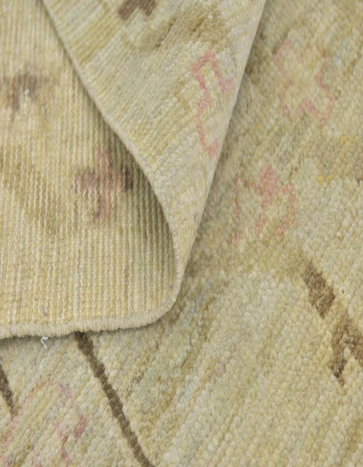 Detail image of  11' x 15' 7  Hand Knotted Oushak Wool Rug