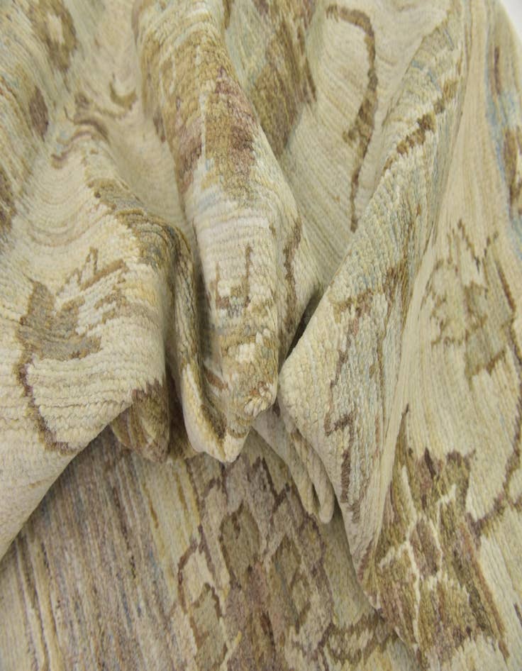 Detail image of  11' 5 x 16' 2  Hand Knotted Oushak Wool Rug