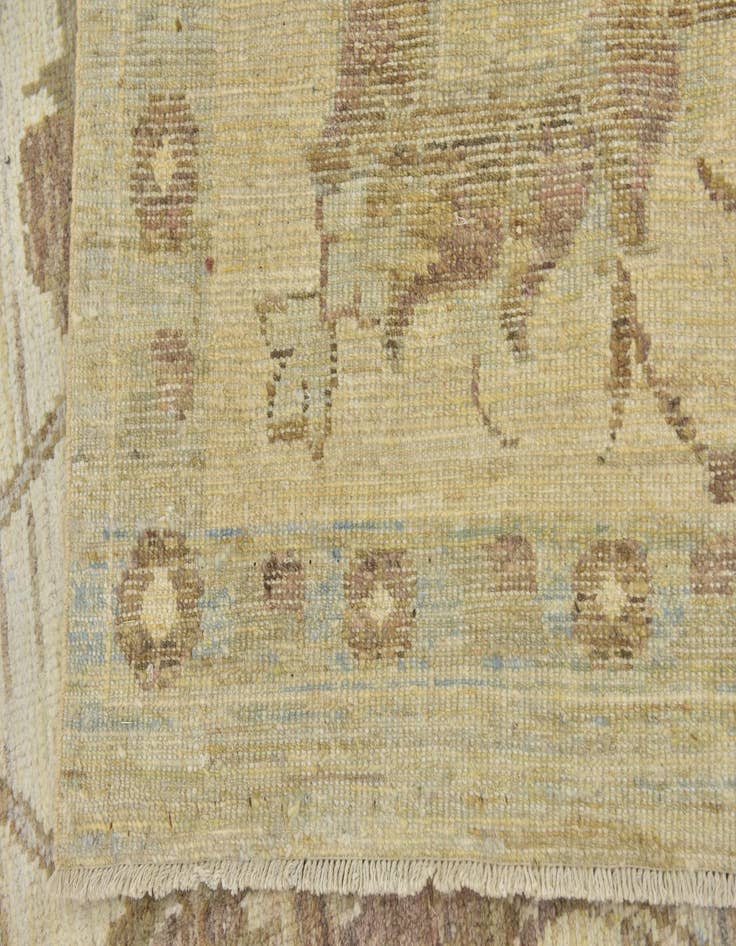 Detail image of  11' 5 x 16' 2  Hand Knotted Oushak Wool Rug
