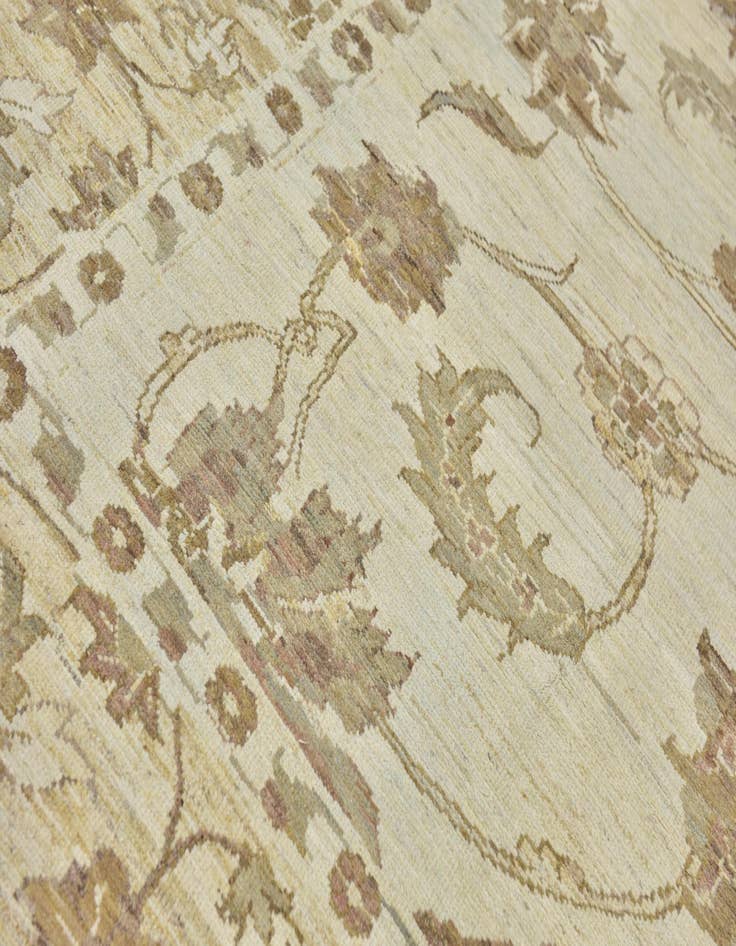 Detail image of  11' 5 x 16' 2  Hand Knotted Oushak Wool Rug