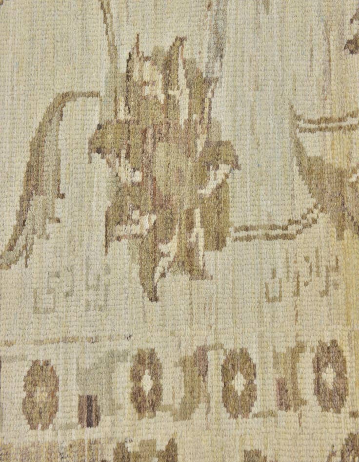 Detail image of  11' 5 x 16' 2  Hand Knotted Oushak Wool Rug