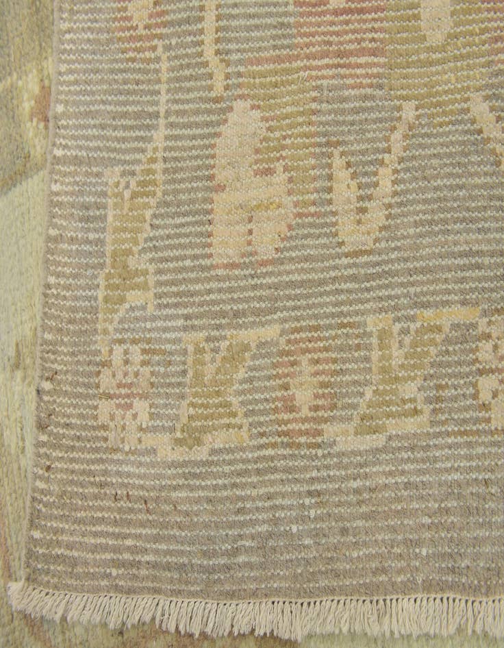 Detail image of  11' 7 x 15' 9  Hand Knotted Oushak Wool Rug