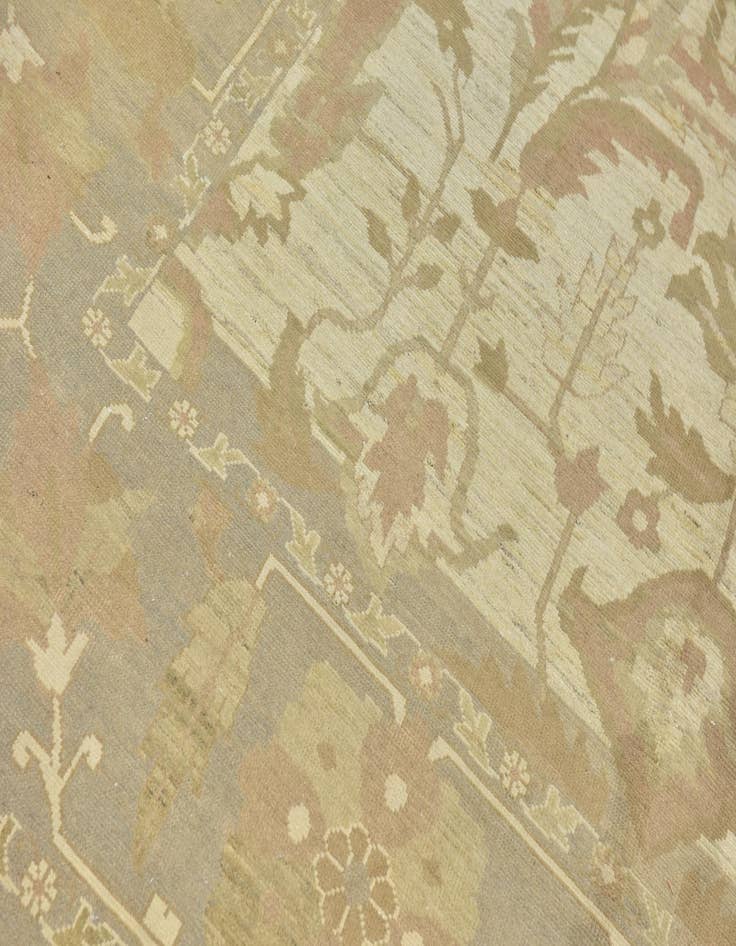 Detail image of  11' 7 x 15' 9  Hand Knotted Oushak Wool Rug