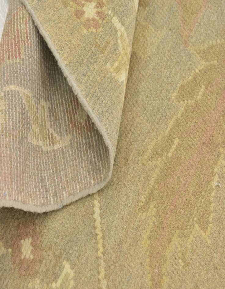 Detail image of  11' 7 x 15' 9  Hand Knotted Oushak Wool Rug