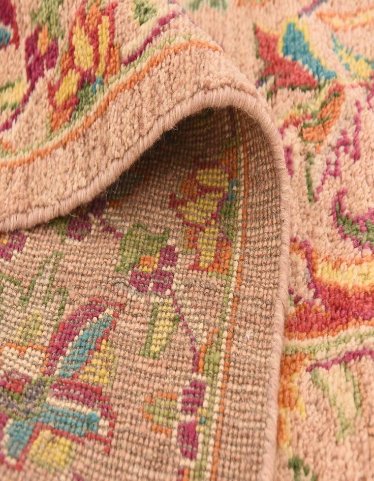 Detail image of  10' x 13' 5  Hand Knotted Oushak Wool Rug