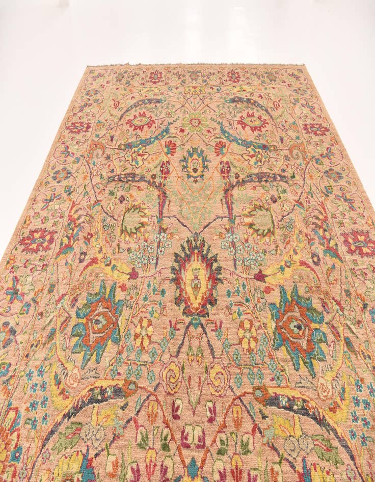 Detail image of  10' x 13' 5  Hand Knotted Oushak Wool Rug