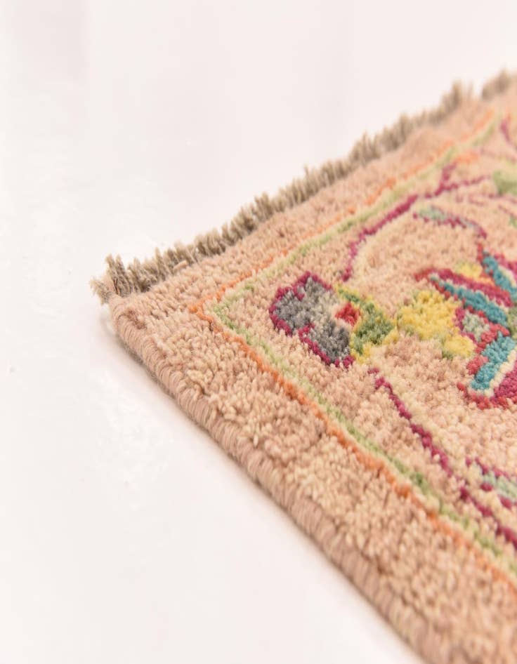 Detail image of  10' x 13' 5  Hand Knotted Oushak Wool Rug