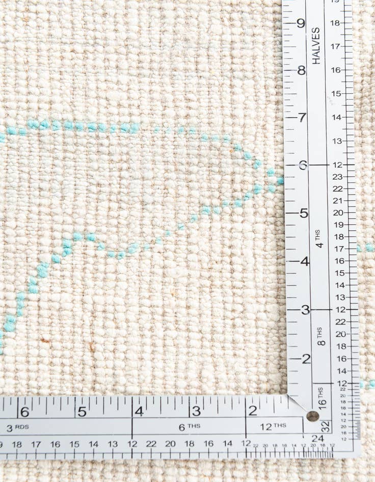 Detail image of  9' 9 x 13' 10  Hand Knotted Oushak Wool Rug