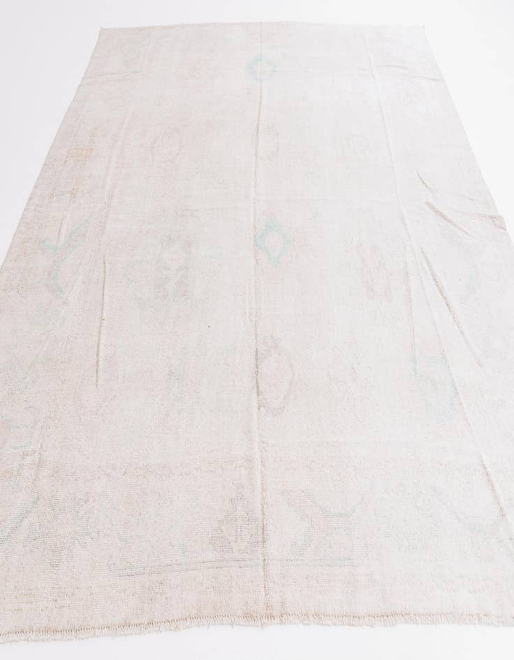 Detail image of  9' x 11' 5  Hand Knotted Oushak Wool Rug