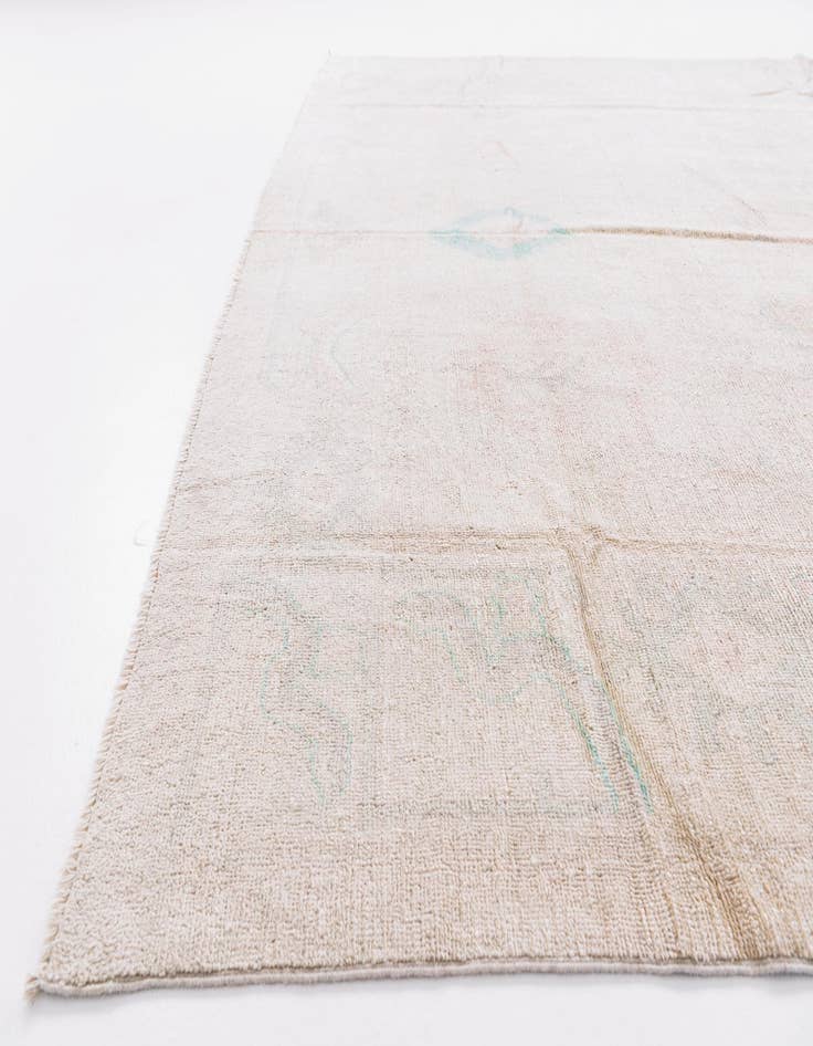 Detail image of  9' x 11' 5  Hand Knotted Oushak Wool Rug