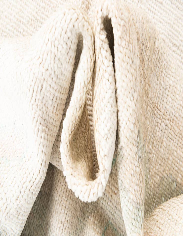 Detail image of  9' x 11' 5  Hand Knotted Oushak Wool Rug