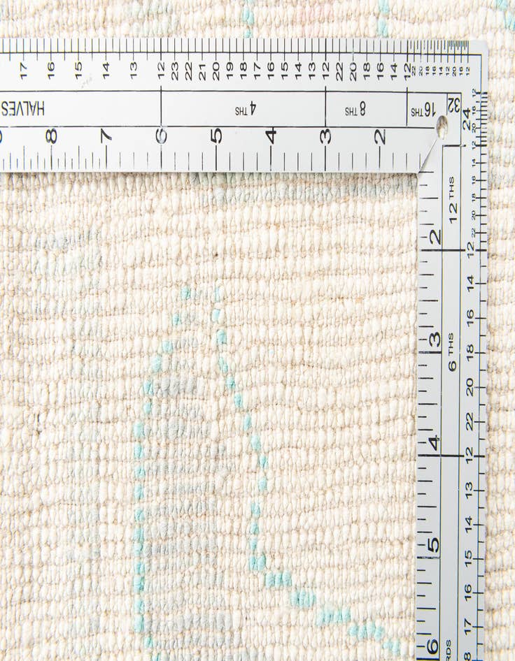 Detail image of  9' x 11' 5  Hand Knotted Oushak Wool Rug