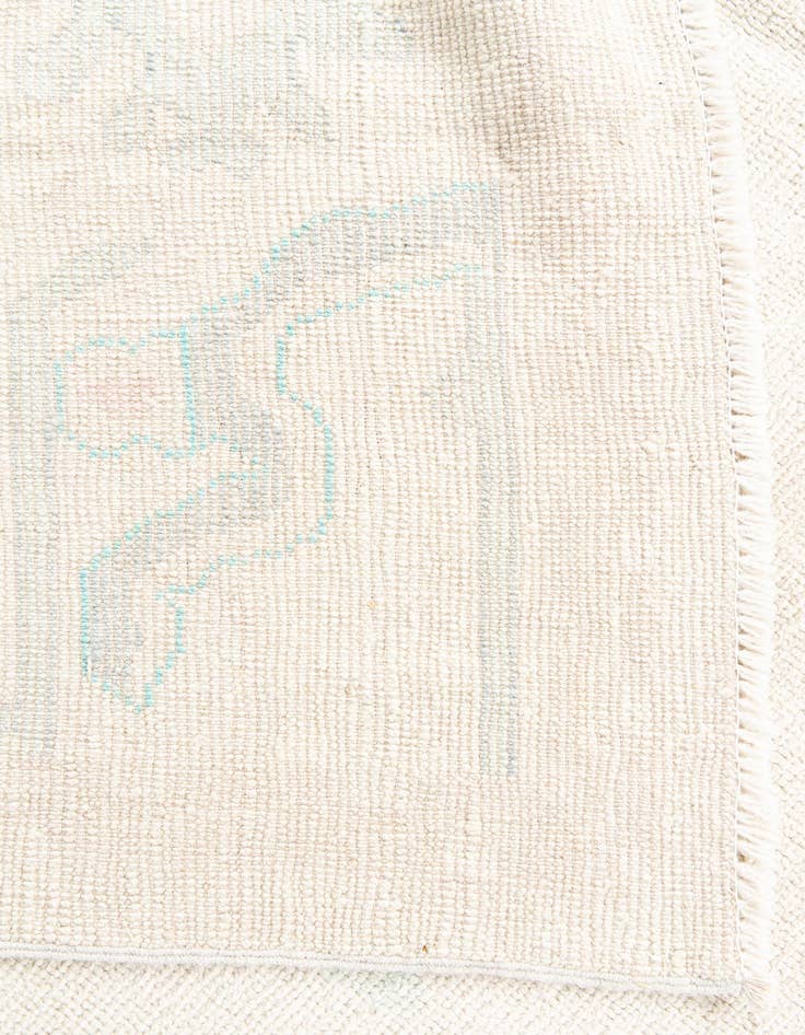 Detail image of  9' x 11' 5  Hand Knotted Oushak Wool Rug