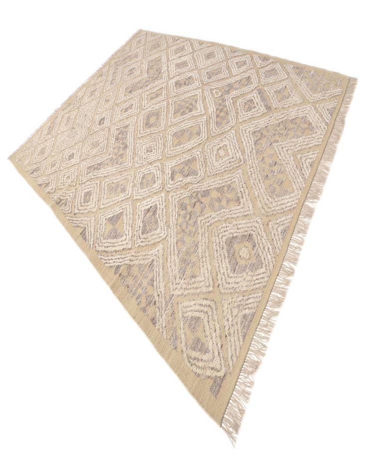 Detail image of  9' 1 x 12' 6  Hand Knotted Oushak Wool Rug