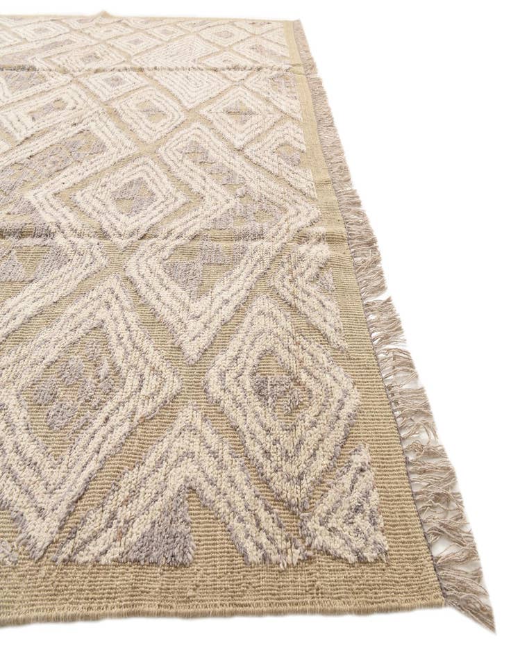 Detail image of  9' 1 x 12' 6  Hand Knotted Oushak Wool Rug