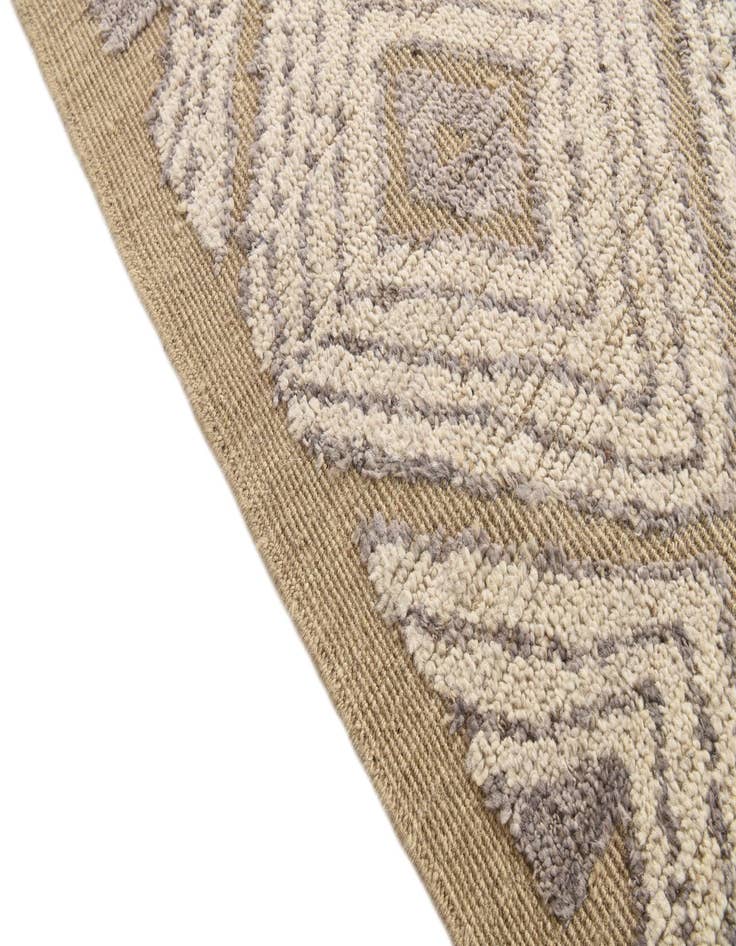 Detail image of  9' 1 x 12' 6  Hand Knotted Oushak Wool Rug
