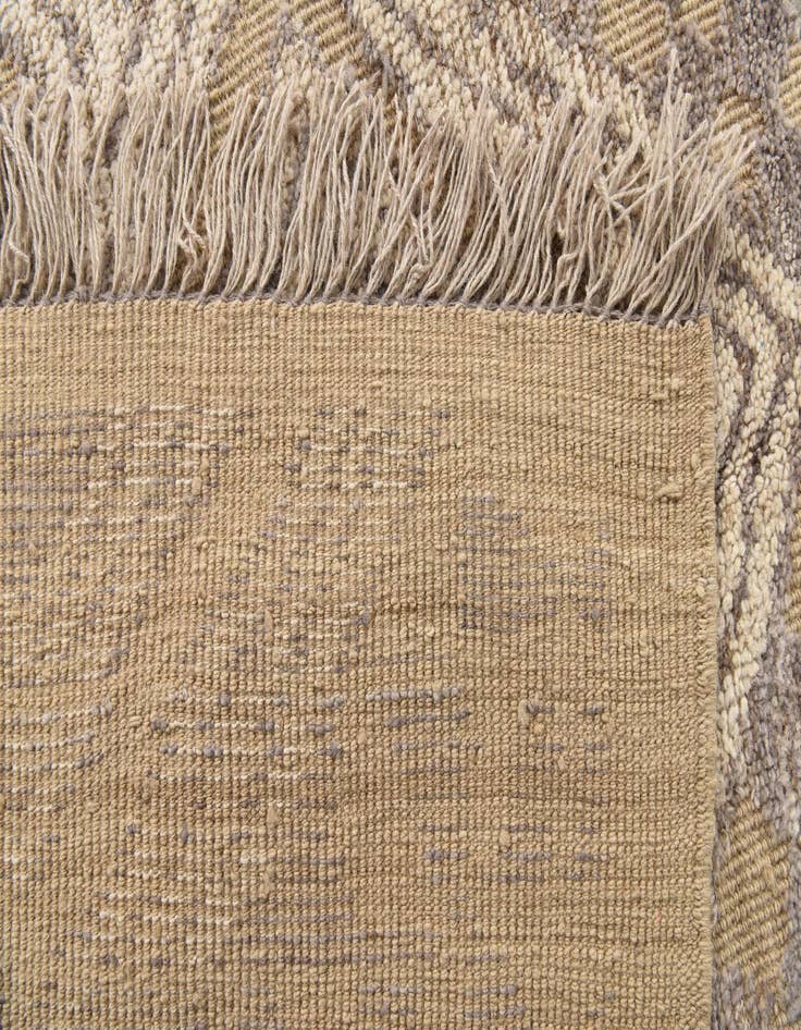 Detail image of  9' 1 x 12' 6  Hand Knotted Oushak Wool Rug