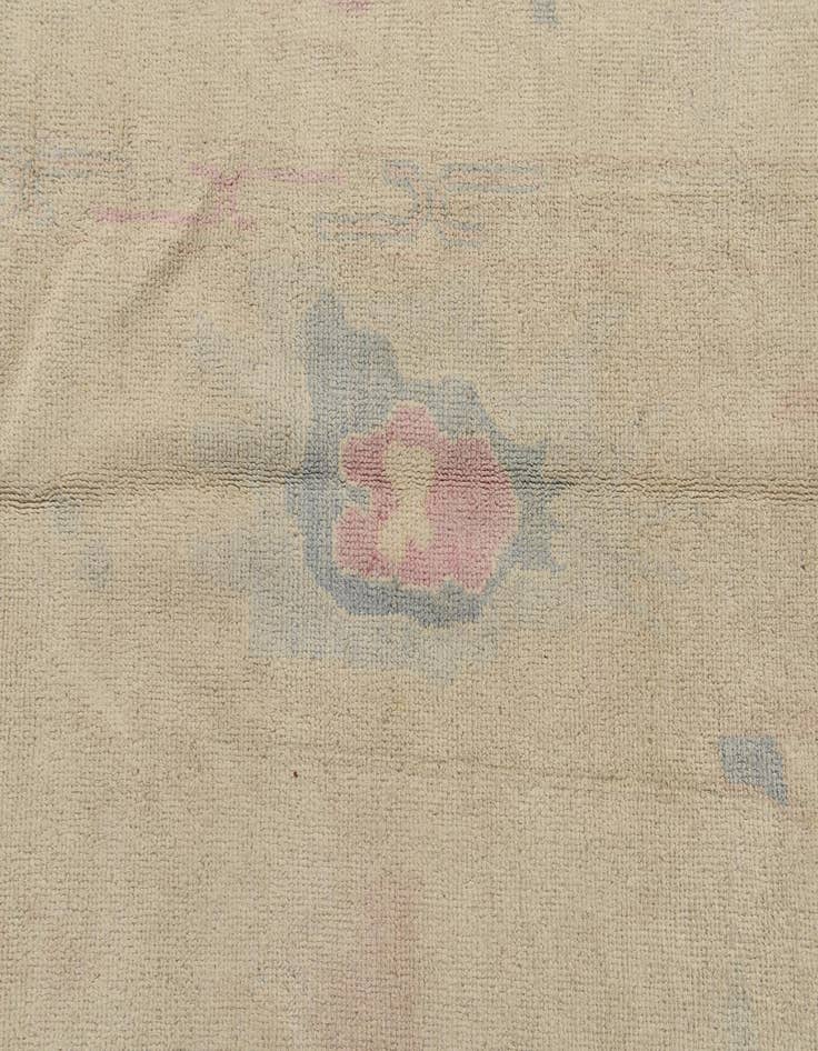 Detail image of  9' 9 x 14'  Hand Knotted Oushak Wool Rug