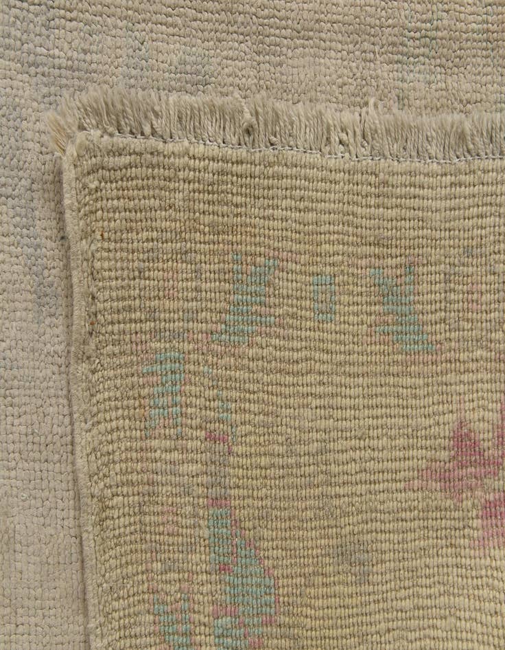 Detail image of  8' 7 x 10' 10  Hand Knotted Oushak Wool Rug
