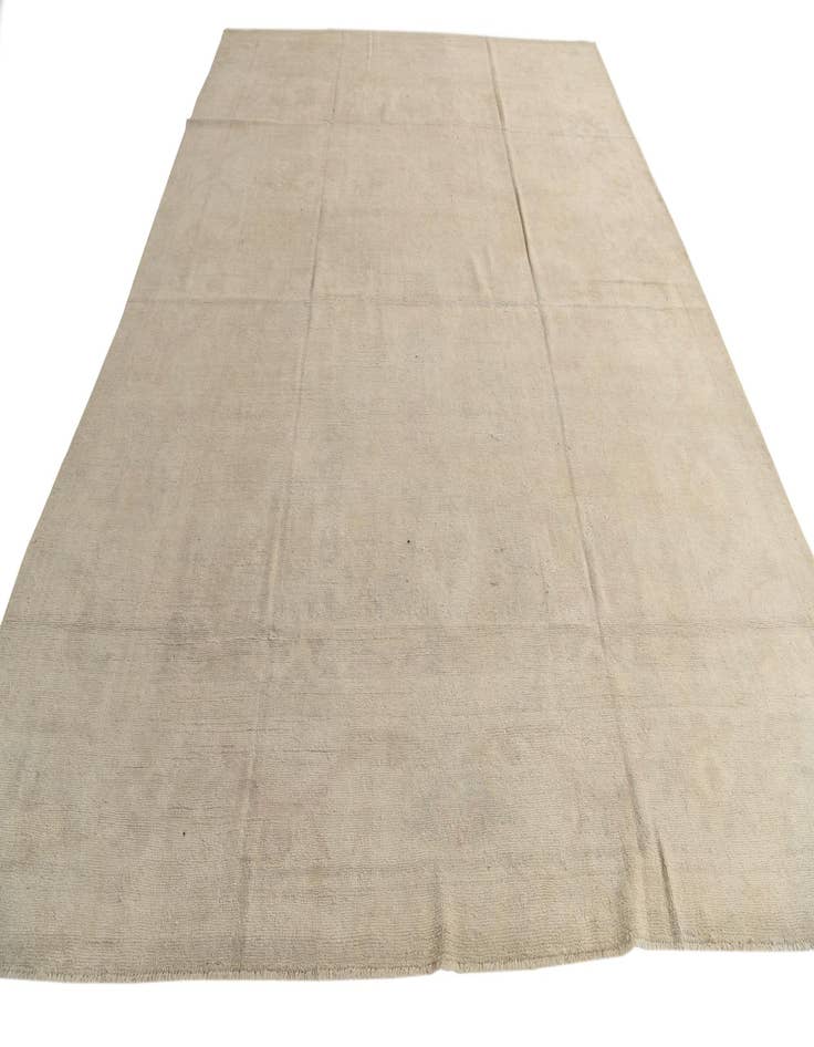 Detail image of  9' 10 x 13'  Hand Knotted Oushak Wool Rug