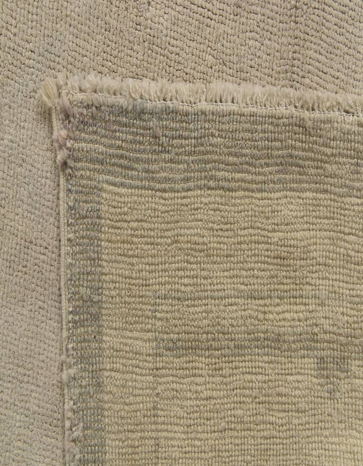 Detail image of  9' 10 x 13'  Hand Knotted Oushak Wool Rug