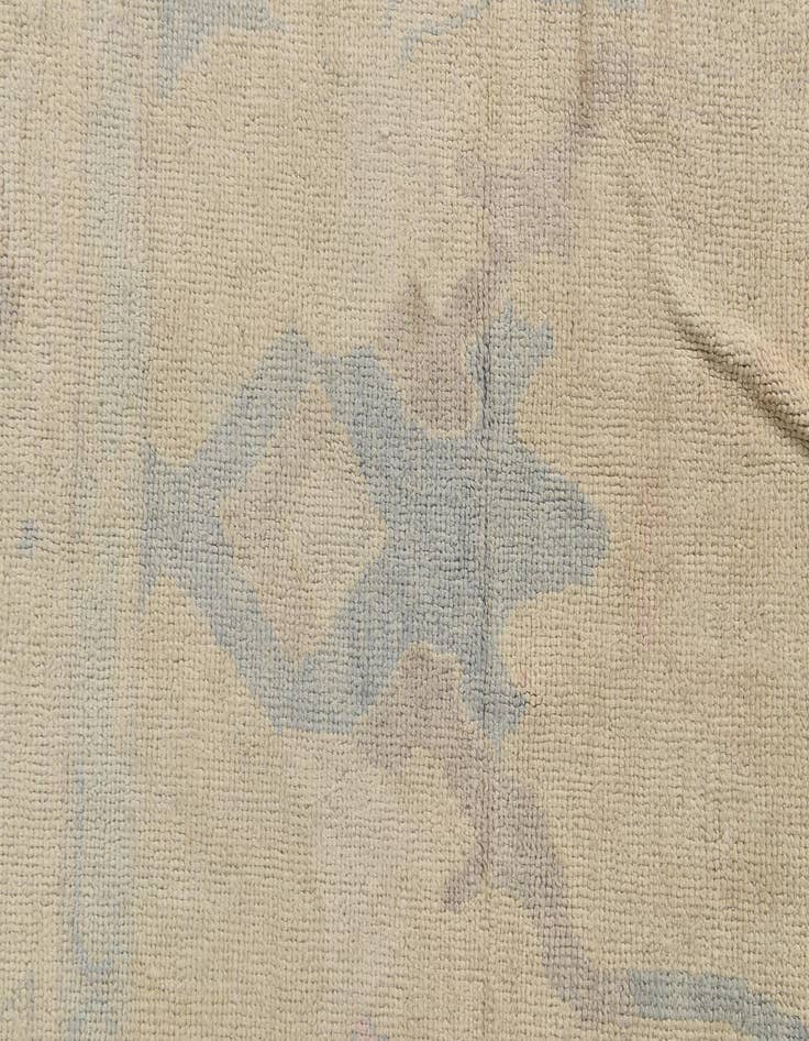 Detail image of 9' 1 x 11' 3 Hand Knotted Oushak Wool Rug