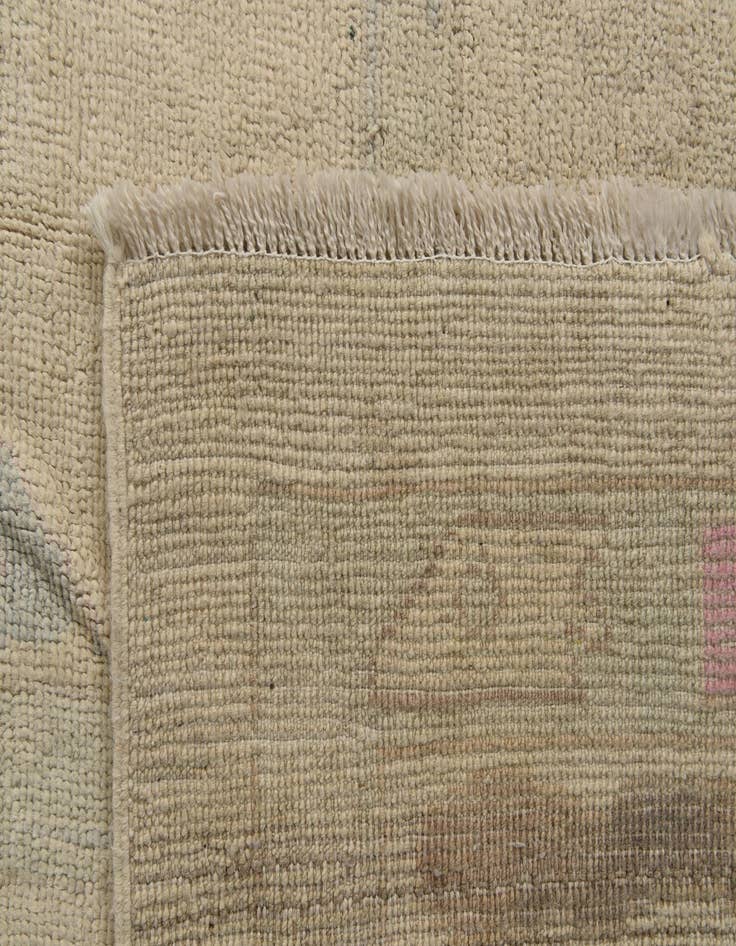 Detail image of 9' 1 x 11' 3 Hand Knotted Oushak Wool Rug