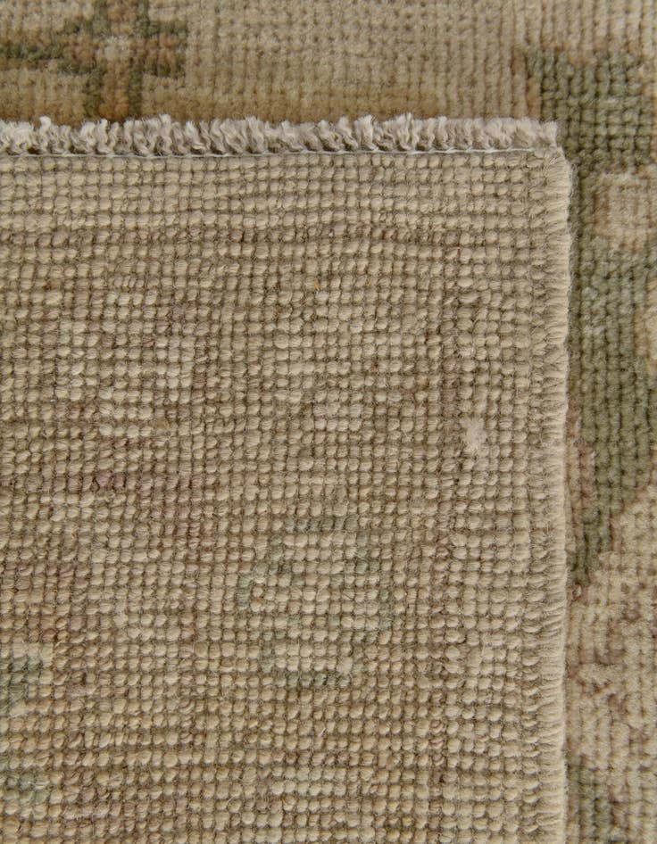 Detail image of  9' 2 x 12' 2  Hand Knotted Oushak Wool Rug