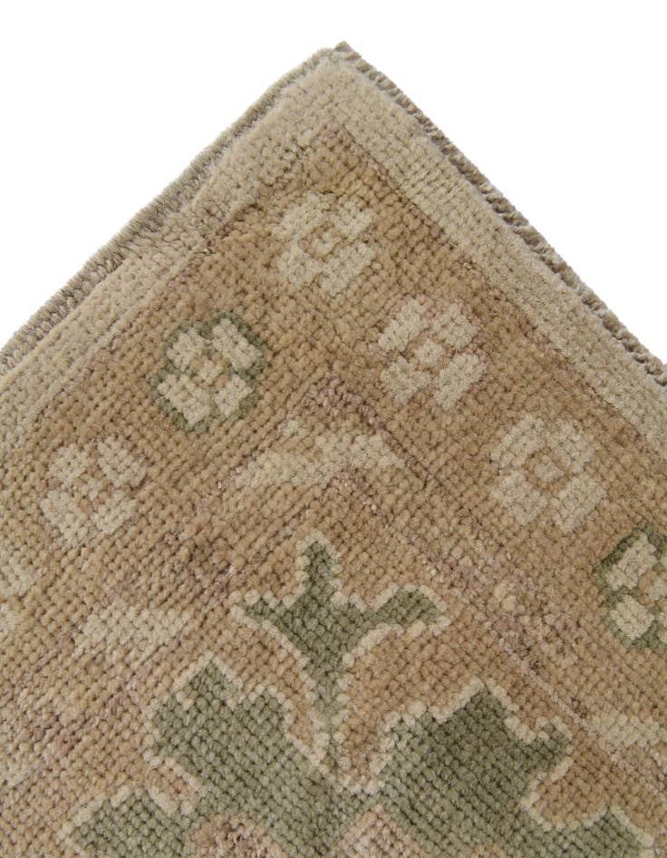 Detail image of  9' 2 x 12' 2  Hand Knotted Oushak Wool Rug