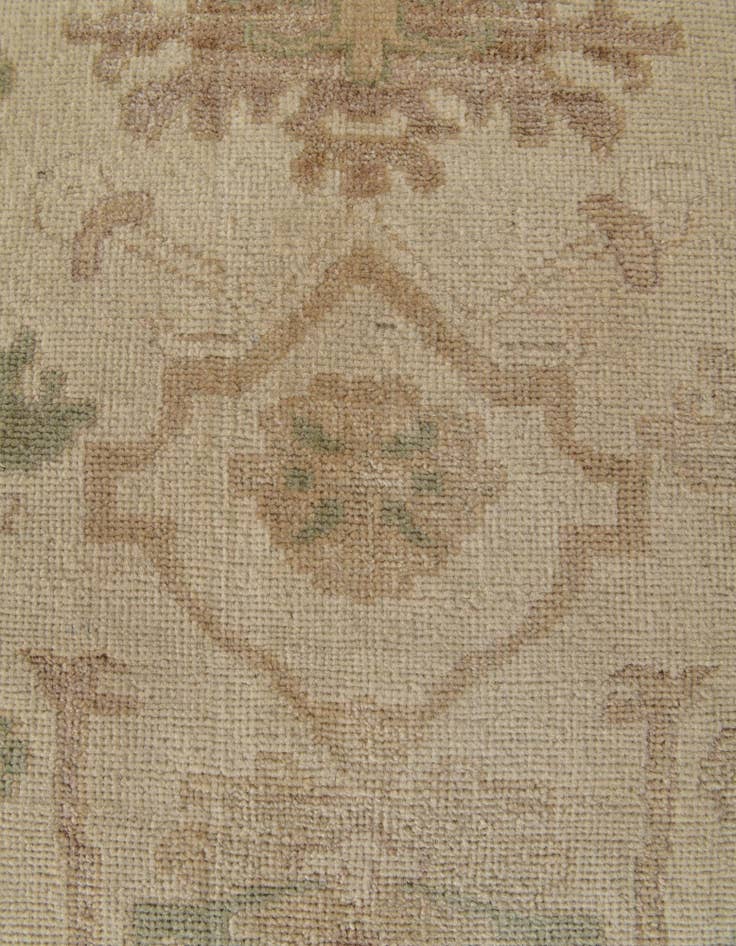 Detail image of  9' 2 x 12' 2  Hand Knotted Oushak Wool Rug