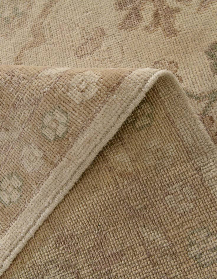 Detail image of  9' 2 x 12' 2  Hand Knotted Oushak Wool Rug